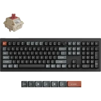 Keychron V6 Ultra 8K Keychron Silk POM Red bezdrátová herní klávesnice (US) černá - Klávesnice