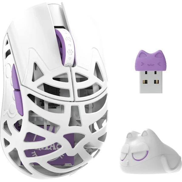 WLmouse Beast Miao bezdrátová herní myš bílá - Myši - Obrázek d_3b7f92a348674bb58ad5a1d3afe38749