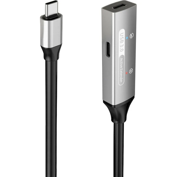 PremiumCord USB-C/USB-C prodlužovací kabel 30m černý - Kabely a redukce - Obrázek d_3baea8699b4b435d83a8650bf3a42750