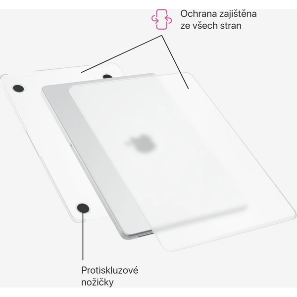 iWant Slim Shell pouzdro pro MacBook Neo 13" matná transparentní - Pouzdra - Obrázek d_3bb8bdf5842241b3a4847d3b9994bc7c