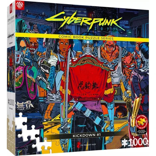 Comic Book Puzzle: Cyberpunk 2077 Kickdown 1000