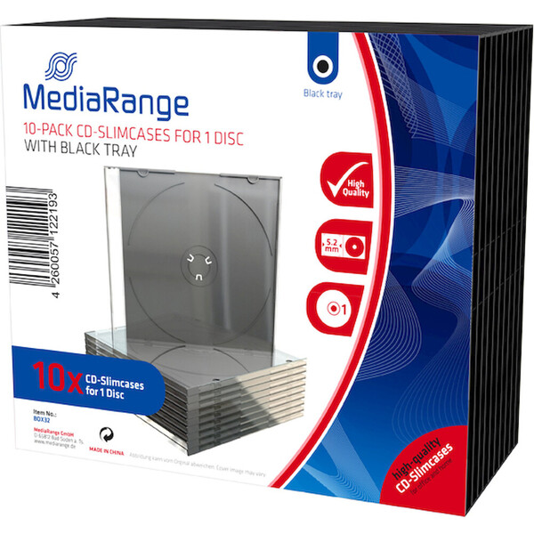 MediaRange 1 CD BOX32 Černá
