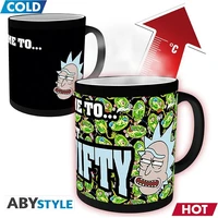 Hrnek Abysse Corp Rick and Morty - Get Schwifty 320 ml (měnící se motiv) - Hrnky