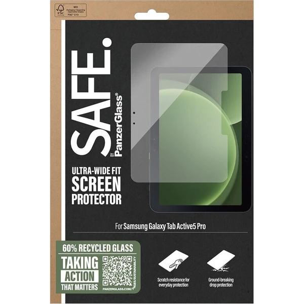 PanzerGlass® SAFE Ultra-Wide Fit sklo Samsung Galaxy Tab Active5 Pro - Ochranné folie a skla - Obrázek d_3d402f1ef56a4a3e90a4df7e10af2233