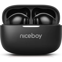 Niceboy Beans 5 PRO bezdrátová sluchátka černá - Sluchátka