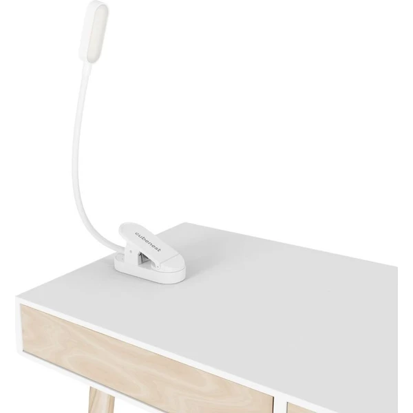Cubenest LTW02 LED lampička s klipem bílá - Lampičky - Obrázek d_3e13f2b44b0a4837baa5e00bc20c8b17