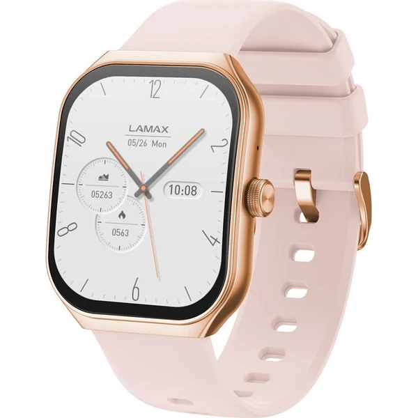 LAMAX Flow AMOLED chytré hodinky zlatorůžové - Chytré hodinky - Obrázek d_3e8770e0b9144320976b5f955fdefc7e