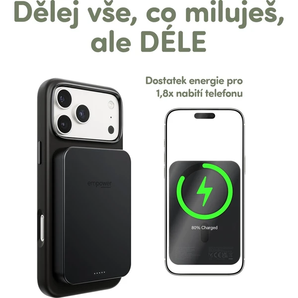 PanzerGlass® empower bezdrátová Qi2 powerbanka 10000 mAh, MagSafe, černá - Powerbanky - Obrázek d_3ebfffd30cd9412087977054f96e391e