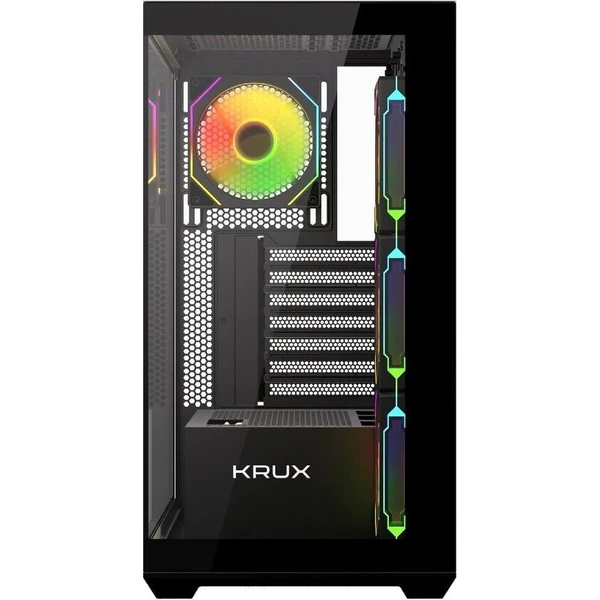 Krux Exo RGB ATX skříň čená - Počítačové skříně - Obrázek d_3ec33455fc4c4b979941fc67a06181b6