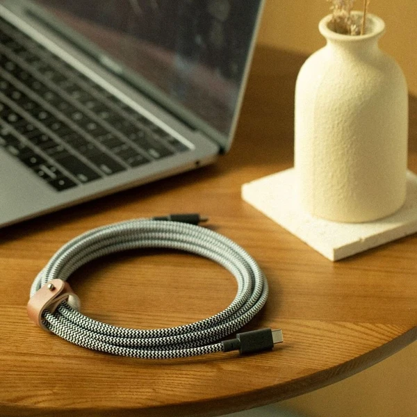 Native Union Belt Cable XL USB-C/USB-C kabel 3m, 100W zebra - Kabely a redukce - Obrázek d_3ec8c91518204afc83fa28607ec50b63