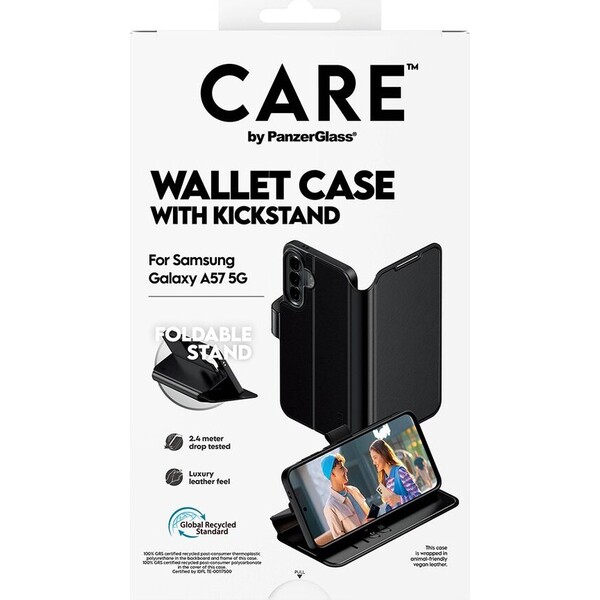 PanzerGlass® CARE Wallet Kickstand pouzdro Samsung Galaxy A57 černé - Pouzdra - Obrázek d_3ef3e48b04b54a66b759b2bd636598bc