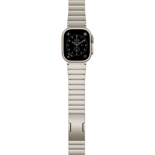UNUM by Epico Titanium Watch Band řemínek Apple Watch 42/44/45/46/49 mm přírodní titan - Řemínky - Obrázek d_3f18bb864a53432e8904cb259baa8253