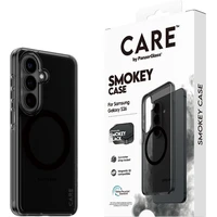 PanzerGlass® CARE Smokey Qi kryt Samsung Galaxy S26 kouřový/černý - Pouzdra