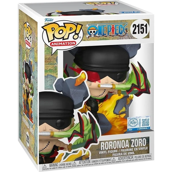 Funko POP! #2151 Animation: One Piece - Roronoa Zoro (King of Hell) (Premium) - Funko POP! - Obrázek d_3fb0fc41fef945b5a03e65b67262a447