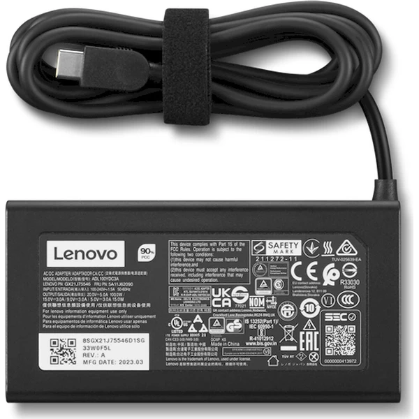Lenovo USB-C 100W AC Adapter-EU napájecí adaptér černý - Nabíječky - Obrázek d_3fddf30e25c34c1a9d47904153fe82fd