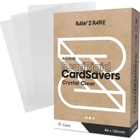 Raw2Rare Semi Rigid Card Saver ochranný obal na karty, 48 ks čirý - Obaly na karty