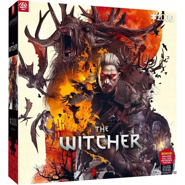 Gaming Puzzle: The Witcher (Wiedźmin) Monsters 1000