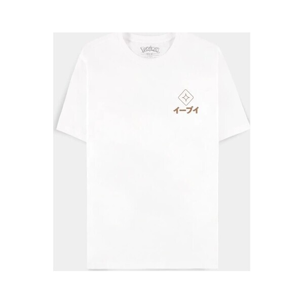 Tričko Pokémon - Eevee S Bílá