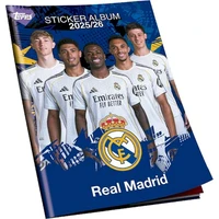 Topps fotbalové samolepky Real Madrid 2025/2026 – Album Complete Set - Sběratelské karty a nálepky