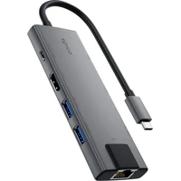 Epico UltraHub 9in1 Slim Alu USB-C Hub EH30 s Ethertnetem vesmírně černý - USB huby