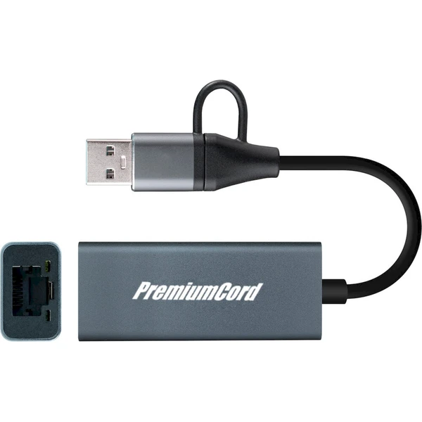 PremiumCord USB-C/USB-A Gigabit síťový adaptér - Síťové adaptéry - Obrázek d_41db831f1045447ea19a9c43d5006aa0
