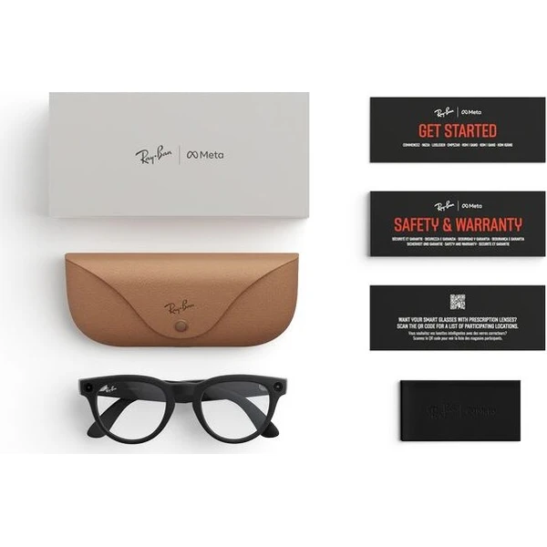 Meta RAY-BAN Headliner Gen2 (Standardní) chytré matné brýle (čirá skla) černé - AR brýle - Obrázek d_41e668518d0142ff87681efd591ea993