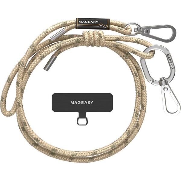MagEasy Strap Lanyard 6mm univerzální popruh Oat Brown