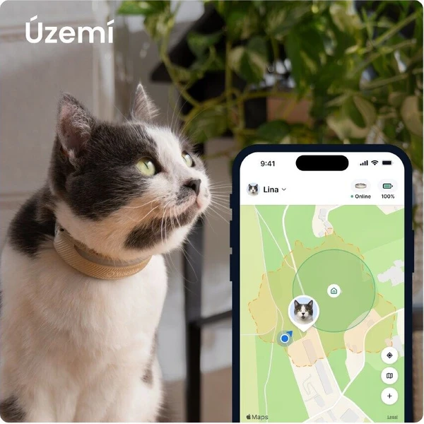 Tractive CAT 6 Mini chytrý GPS lokátor pro kočky hnědý - GPS moduly - Obrázek d_441e3b49f4e54bf58f3edeec3789606a