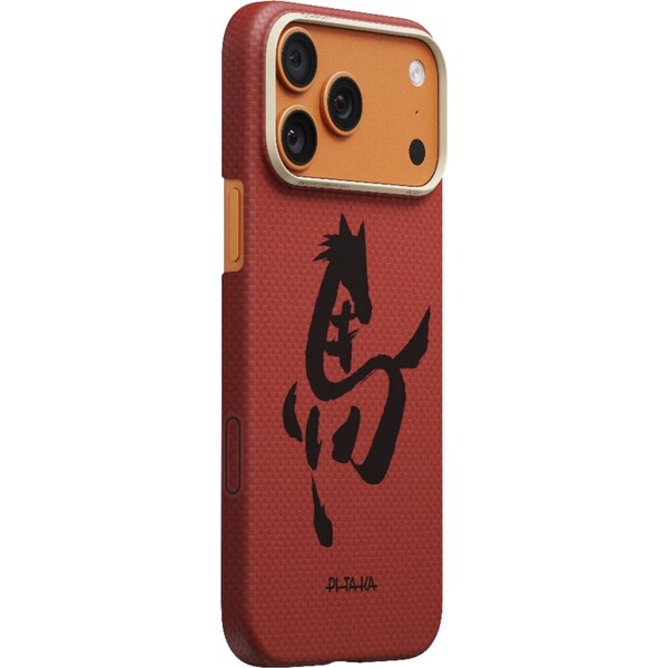 Pitaka Edge Case Ink Horse MagSafe kryt iPhone 17 Pro Cinnabar