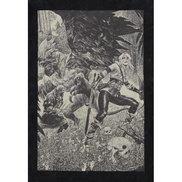 Tričko The Witcher - Ciri and the Basilisk (Loose Fit) M - Trička - Obrázek d_443dcf42f41d49f6b9b4f79d49df9ecb