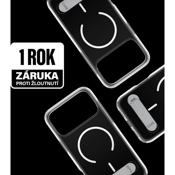 PanzerGlass CARE KickStand MagSafe kryt Apple iPhone 18 Pro/17 Pro bílý - Pouzdra - Obrázek d_44a91628255046b88ff9ae0fd2c7be3d