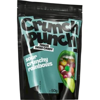 Mrazem sušené bonbony Crunch Punch - Sour Crunchy Rainbows 50 g - Cukrovinky