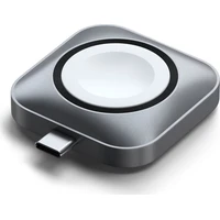 Satechi USB-C magnetický nabíjecí dock pro Apple Watch/AirPods vesmírně šedý - Nabíječky