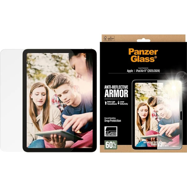 PanzerGlass® Antireflexní sklo Apple iPad Air 11" (2025/2024) s instalačním rámečkem - Ochranné folie a skla - Obrázek d_456c07600c144034a17465f40e575043