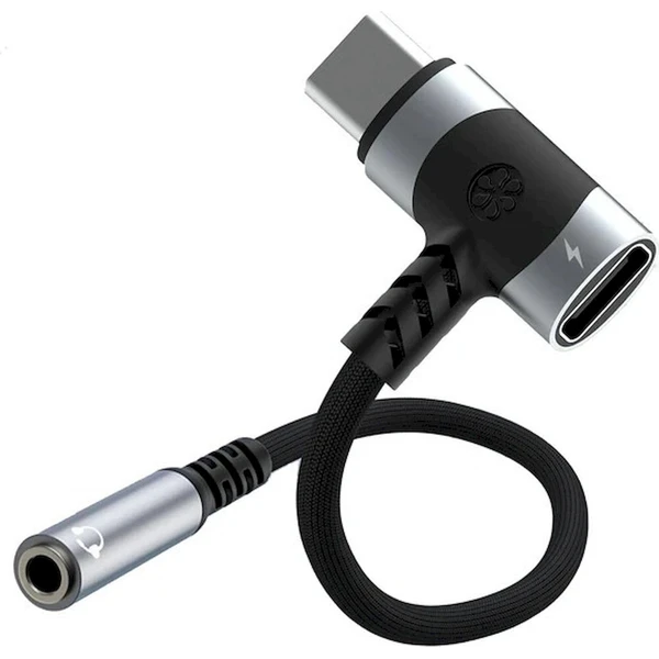 PremiumCord USB-C /3,5mm redukce s USB-C konektorem pro napájení 0,125m černý - Kabely a redukce - Obrázek d_4649e2219af54648b5f0e8f4299b340e