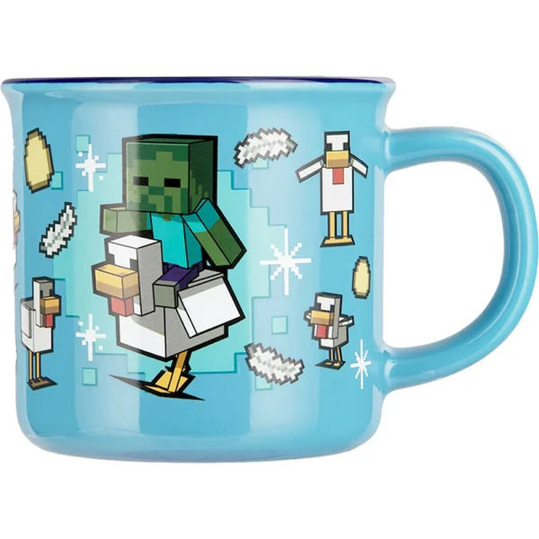 Keramický hrnek Paladone Minecraft - Chicken Jockey 350 ml (měnící se motiv) - Hrnky - Obrázek d_4661020574074d4bbd96030b488eb738