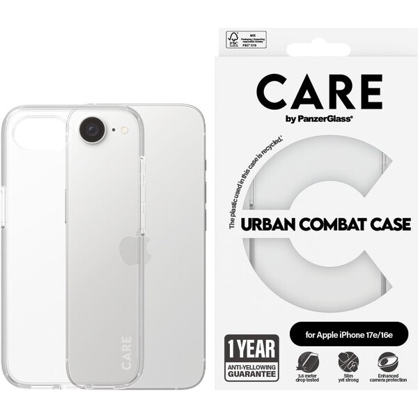 PanzerGlass® CARE Urban kryt Apple iPhone 17e/16e