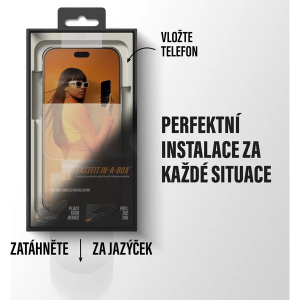 PanzerGlass Privacy sklo Apple iPhone 18 Pro Max s bezprašným instalačním boxem - Ochranné folie a skla - Obrázek d_46a4acd1324e421884a9e49171d8de0c