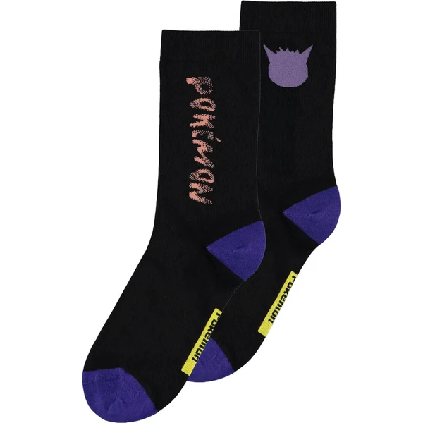 Ponožky Pokémon - Gengar Night 43/46 (3 páry)