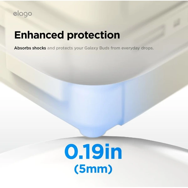 ELAGO Retro Cassette TAPE pouzdro Samsung GalaxyBuds4/Buds4 Pro béžové - Pouzdra - Obrázek d_47cbec1e92604500bcbf64d4652a7370