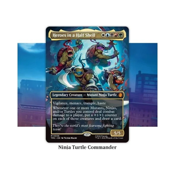 Magic: The Gathering - Teenage Mutant Ninja Turtles Commander Deck: Turtle Power! - MTG karty - Obrázek d_47de8bba8ad54246a3d7535c480de764
