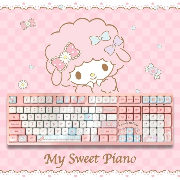 Akko x My Sweet Piano 3108 V3 Akko Frost Pink klávesnice (US) růžová - Klávesnice - Obrázek d_48202e507b724335972b981febf6cc42