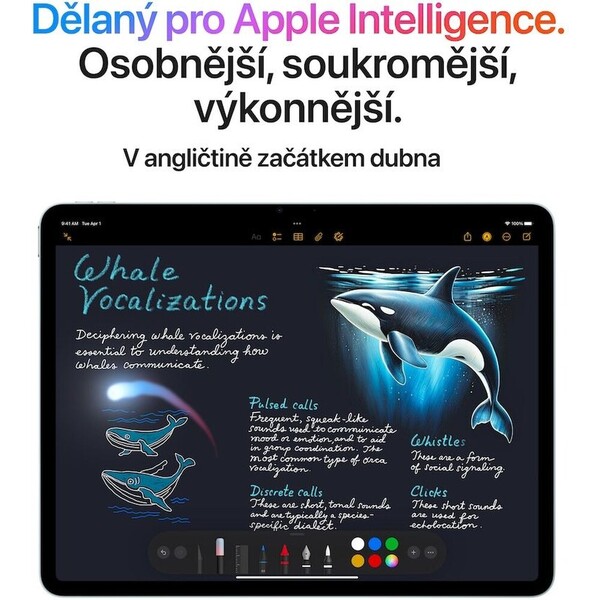 Apple 13palcový iPad Air Wi-Fi 128GB - vesmírně šedý - mcnh4hc/a