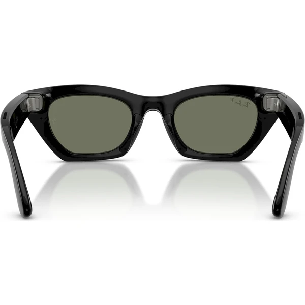 Meta RAY-BAN Zena Gen 3 (Střední) chytré brýle (polarizovaná zelená skla) černé - AR brýle - Obrázek d_48aacee14d3342ce99b5f14752993e71