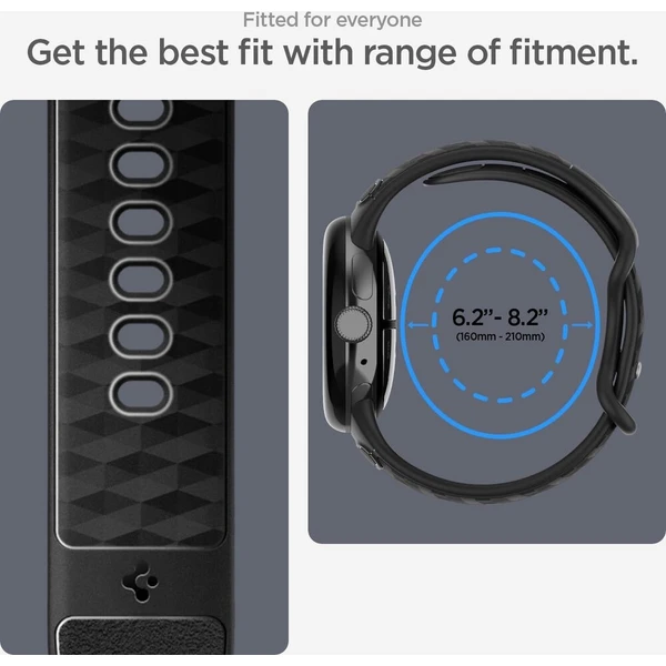 Spigen Parallax řemínek Google Pixel Watch 5/4/3 45mm matte black - Řemínky - Obrázek d_48b07a6ee99148d6b9ddbd358052bd51