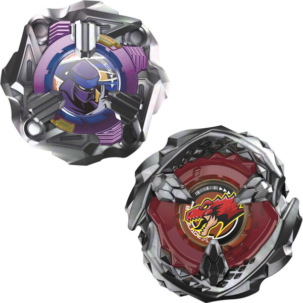 Beyblade X Beat Tyranno 4-70Q & Knife Shinobi 4-80HN Dual Set - Hračky - Obrázek d_49713f0a6ee94a928e52d35532b1e0d6