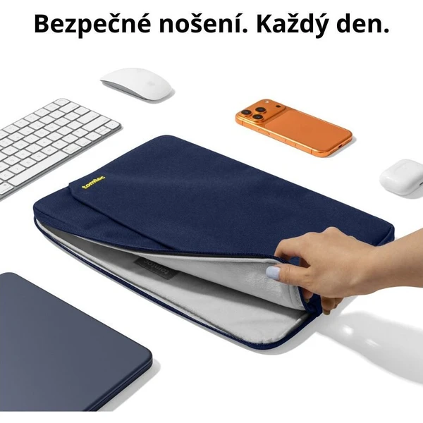 tomtoc Light A18 sleeve pouzdro 13" MacBook Neo tmavě modré - Pouzdra - Obrázek d_49af6ebac0d64300a4b1ad78cd41f6e9