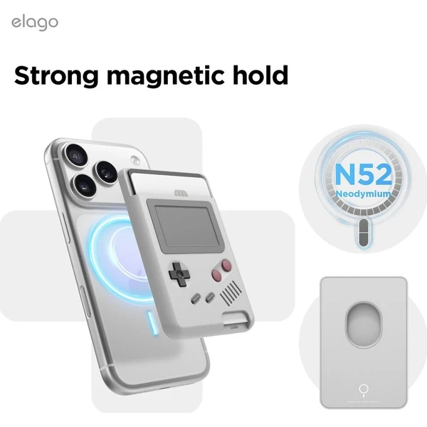 ELAGO Magsafe Retro Pocket peněženka na karty světle šedá - Peněženky - Obrázek d_49dbab841736468399a33e9a9df28314