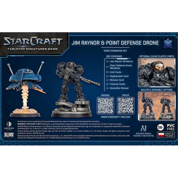 StarCraft The Miniatures Game - Jim Raynor (Raynors Raiders) - Terran - Hero Expansion Set - EN - Deskové hry - Obrázek d_4a3e3f3ab1a24da0bccd2c671a28cfcc