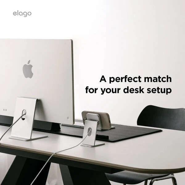 ELAGO Wireless Charging Aluminium Stand Qi2/MagSafe nabíjecí stojánek 15W černý - Nabíječky - Obrázek d_4a59759ecd3a4c2287a48b107fd94888